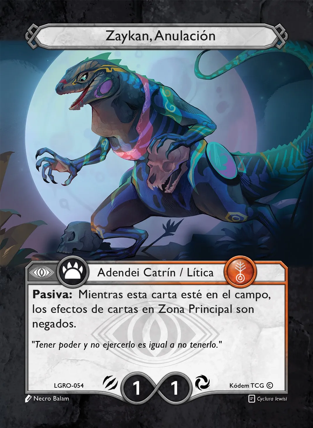 Zaykan, Anulación 「LGRO-054」「ES」