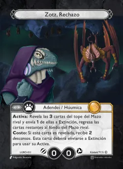Zotz, Rechazo — La Guerra Roja #LGRO-011 · Kodem TCG