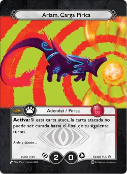 Ruk, Trueno Nocturno — La Guerra Roja #LGRO-016R · Kodem TCG