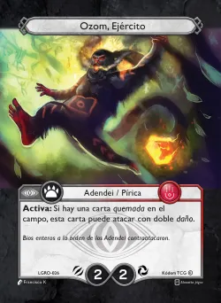 Ozom, Ejército — La Guerra Roja #LGRO-026 · Kodem TCG