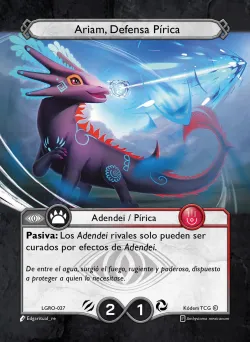 Ariam, Defensa Pírica — La Guerra Roja #LGRO-027 · Kodem TCG