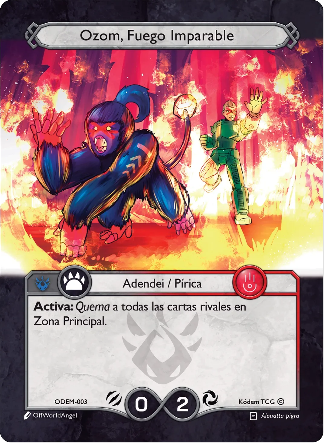 Ozom, Fuego Imparable 「CONJ-COMIC005-ODEM-003」「ES」