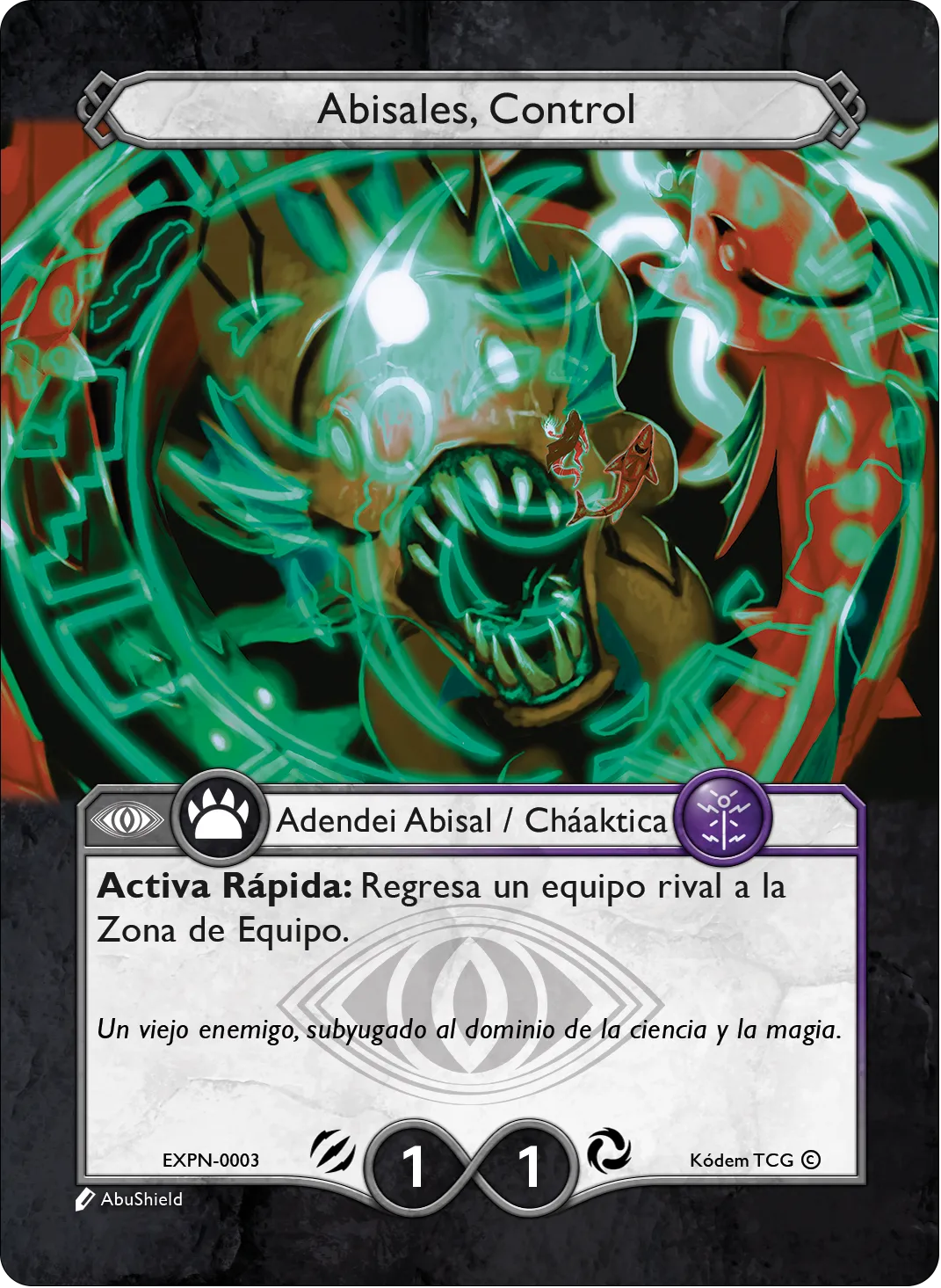 Abisales, Control 「EXPN-003」「ES」