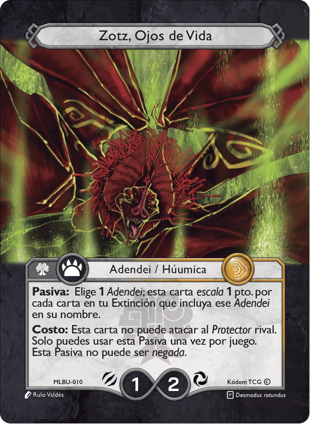 Zotz, Ojos de Vida 「MLBU-010」「ES」