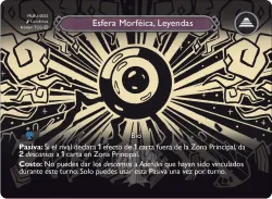Esfera Morféica, Leyendas 「MLBU-002S」「ES」