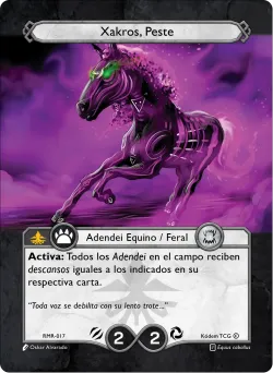 Xakros, Peste 「RMR-017」「ES」