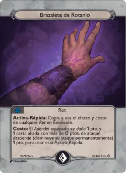 Brazalete de Rotanio 「RAMI-007S」「ES」