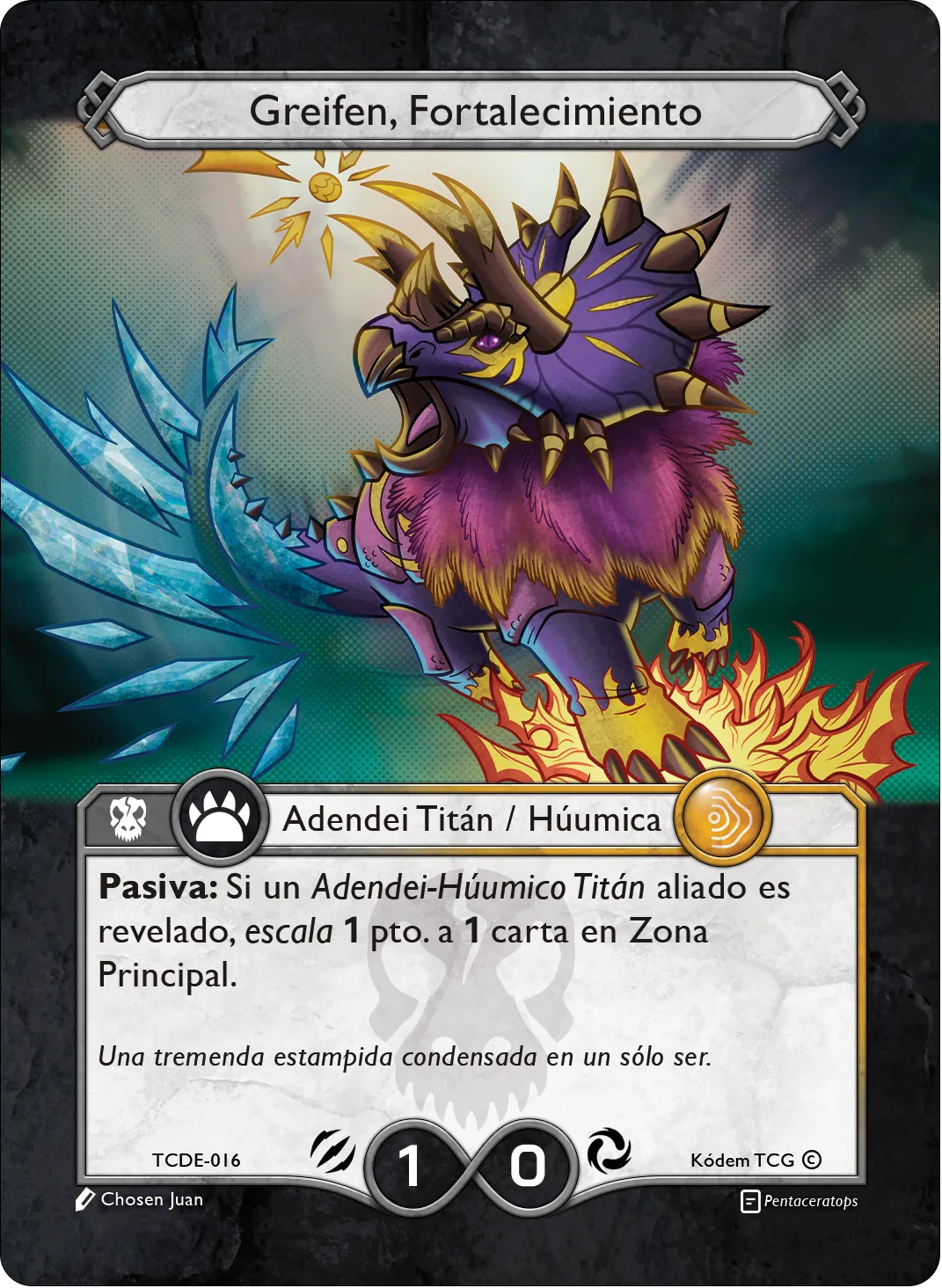 Greifen, Fortalecimiento 「TCDE-016」「ES」