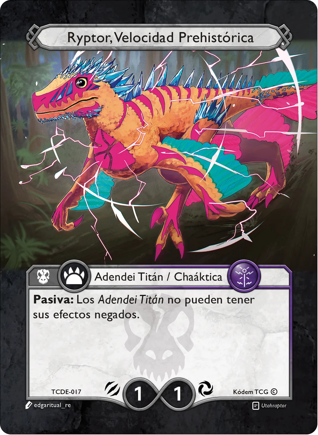 Ryptor, Velocidad Prehistórica 「TCDE-017」「ES」