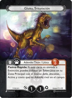 Gloku, Trituración 「TCDE-015」「ES」