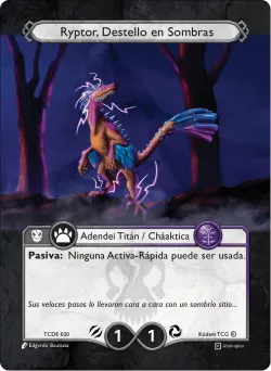 Ryptor, Destello en Sombras 「TCDE-020」「ES」