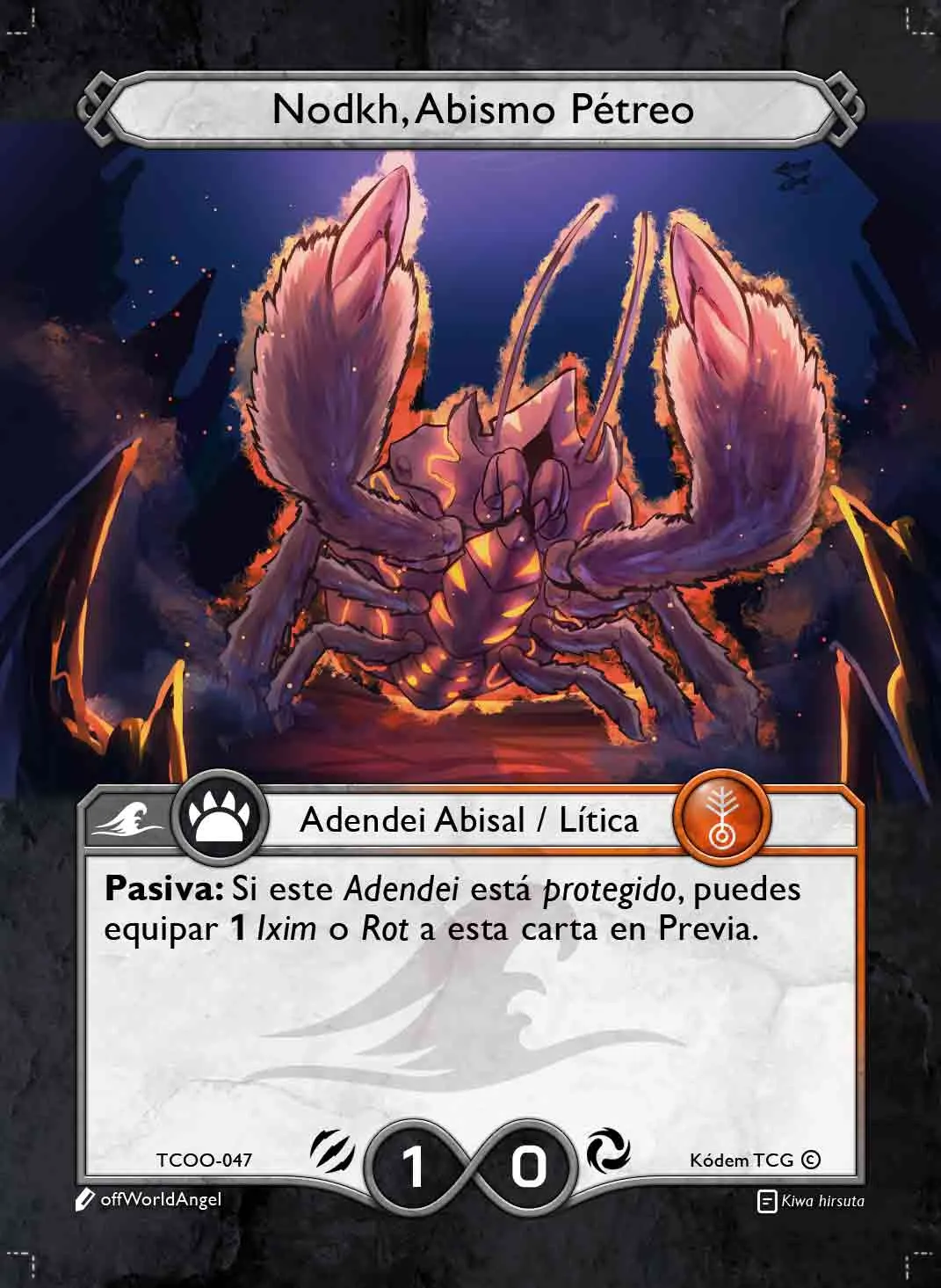 Nodkh, Abismo Pétreo 「TCOO-047」「ES」