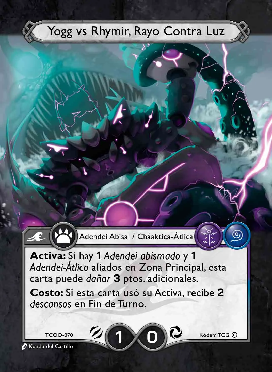 Yogg vs Rhymir, Rayo Contra Luz 「TCOO-070」「ES」