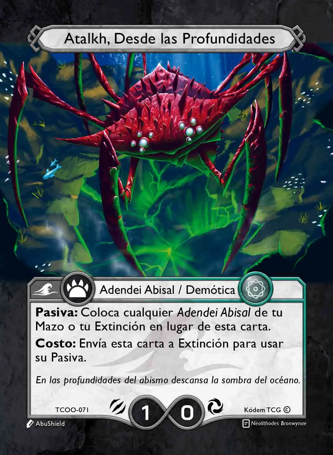 Atalkh, Desde las Profundidades 「TCOO-071」「ES」