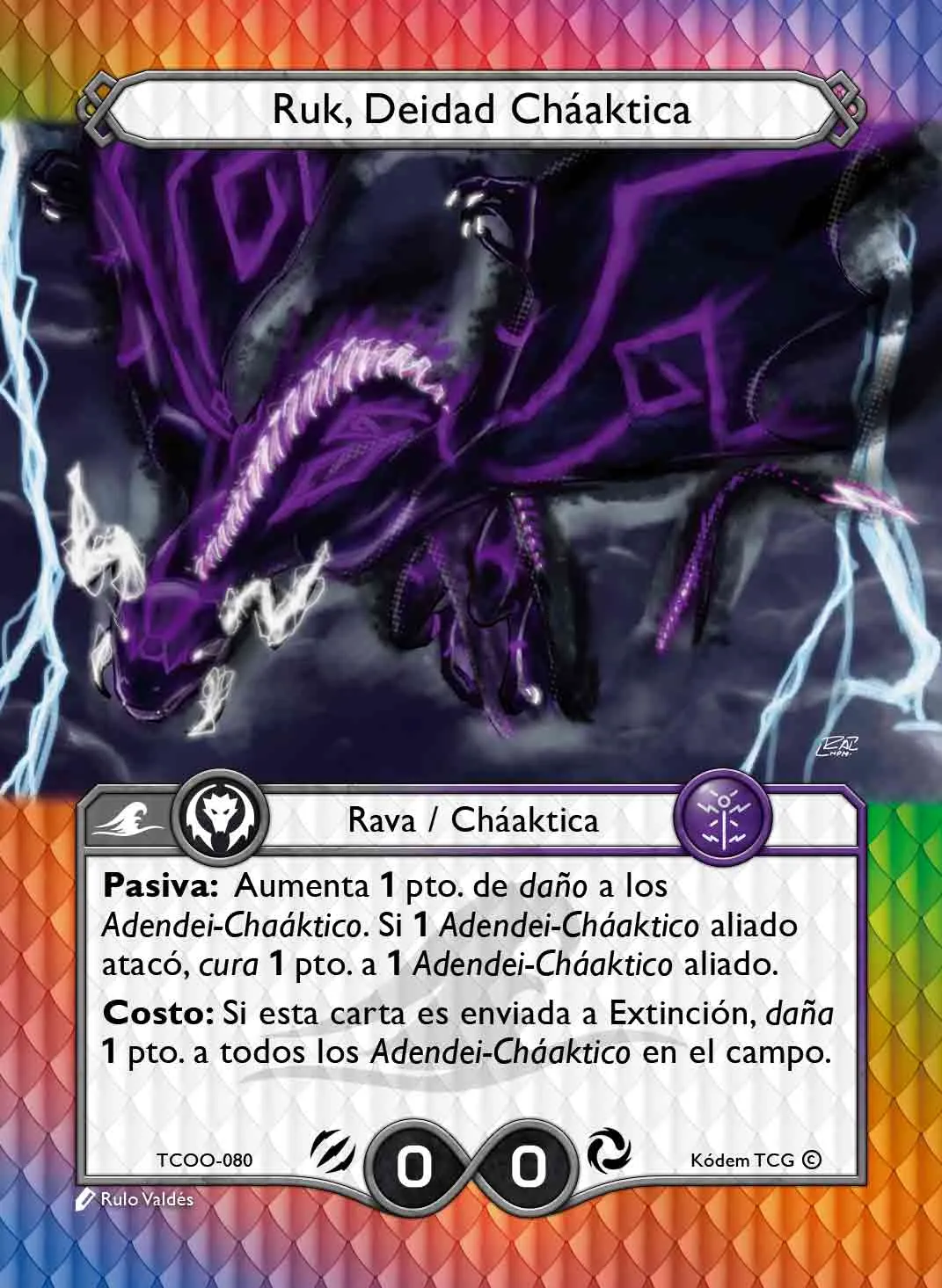 Ruk, Deidad Cháaktica 「TCOO-080」「ES」