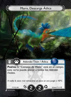 Morx, Descarga Átlica — Titanes de la Corteza y Ojos del Oceano #TCOO-001 · Kodem TCG