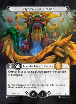 Hypex, Guía Jurásico — Titanes de la Corteza y Ojos del Oceano #TCOO-002 · Kodem TCG