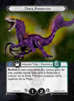 Draxes, Instinto Draconiano — Titanes de la Corteza y Ojos del Oceano #TCOO-003S · Kodem TCG