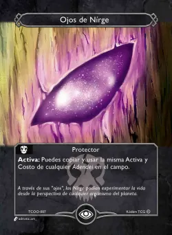 Ojos de Nírge — Titanes de la Corteza y Ojos del Oceano #TCOO-007 · Kodem TCG