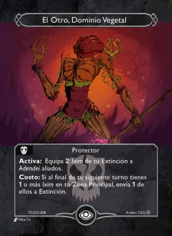 El Otro, Dominio Vegetal — Titanes de la Corteza y Ojos del Oceano #TCOO-008 · Kodem TCG