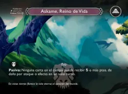 Askame, Reino de Vida — Titanes de la Corteza y Ojos del Oceano #TCOO-011 · Kodem TCG
