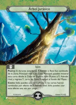 Árbol Jurásico — Titanes de la Corteza y Ojos del Oceano #TCOO-015 · Kodem TCG