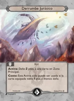 Derrumbe Jurásico — Titanes de la Corteza y Ojos del Oceano #TCOO-018 · Kodem TCG
