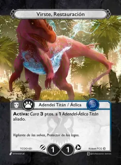 Virste, Restauración — Titanes de la Corteza y Ojos del Oceano #TCOO-021 · Kodem TCG