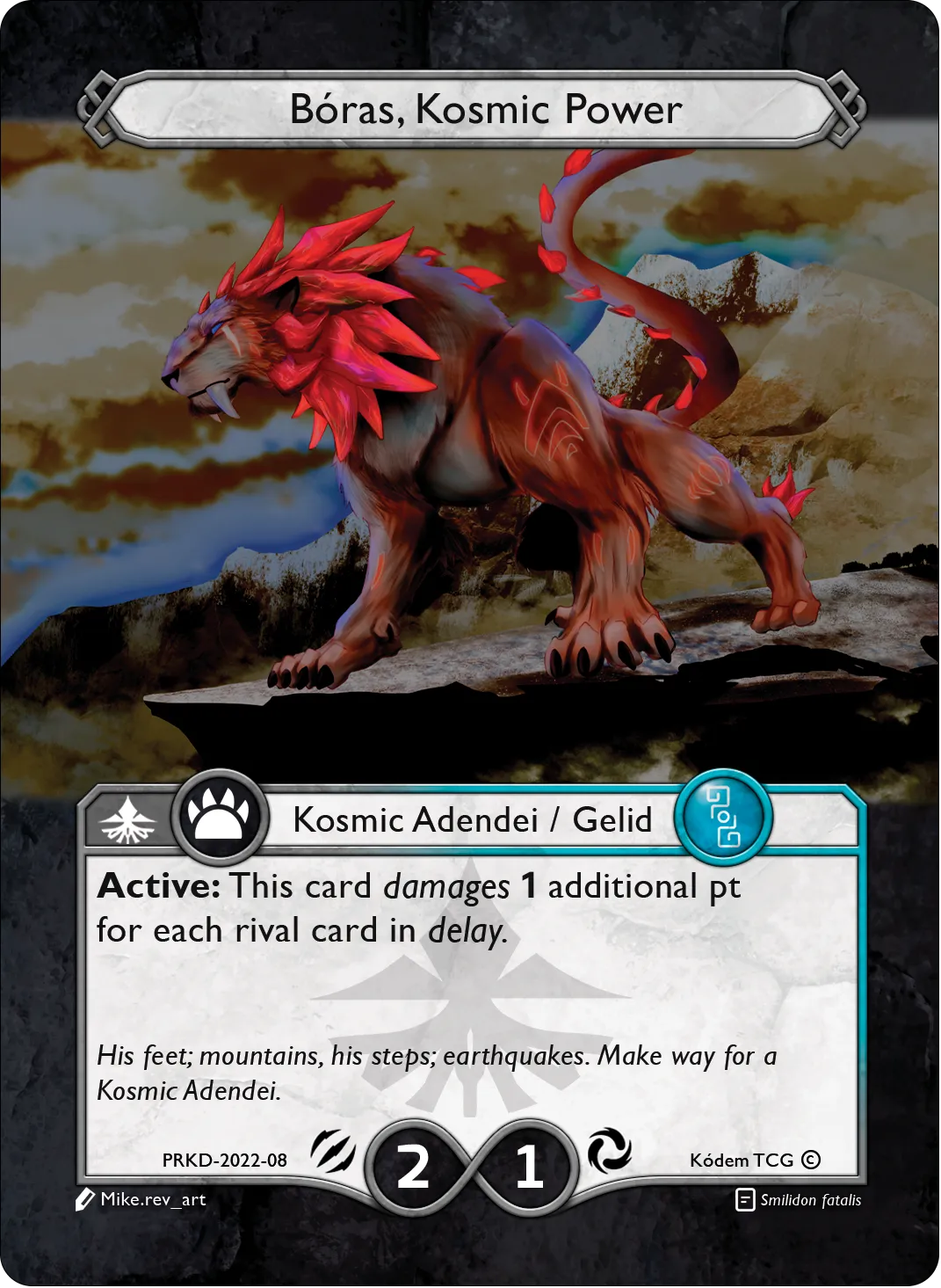 Bóras, Kosmic Power 「PRKD-2022-08」「ES」