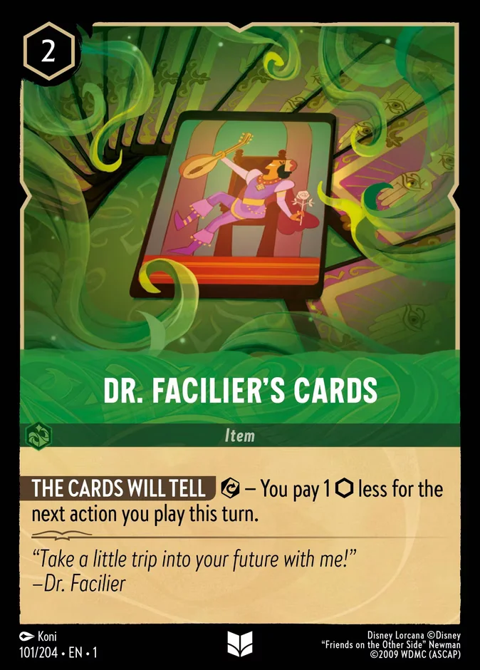 Dr. Facilier's Cards 「1-101」「EN」