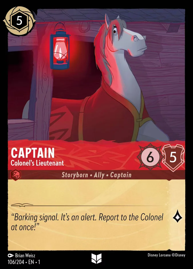 Captain - Colonel's Lieutenant 「1-106」「EN」