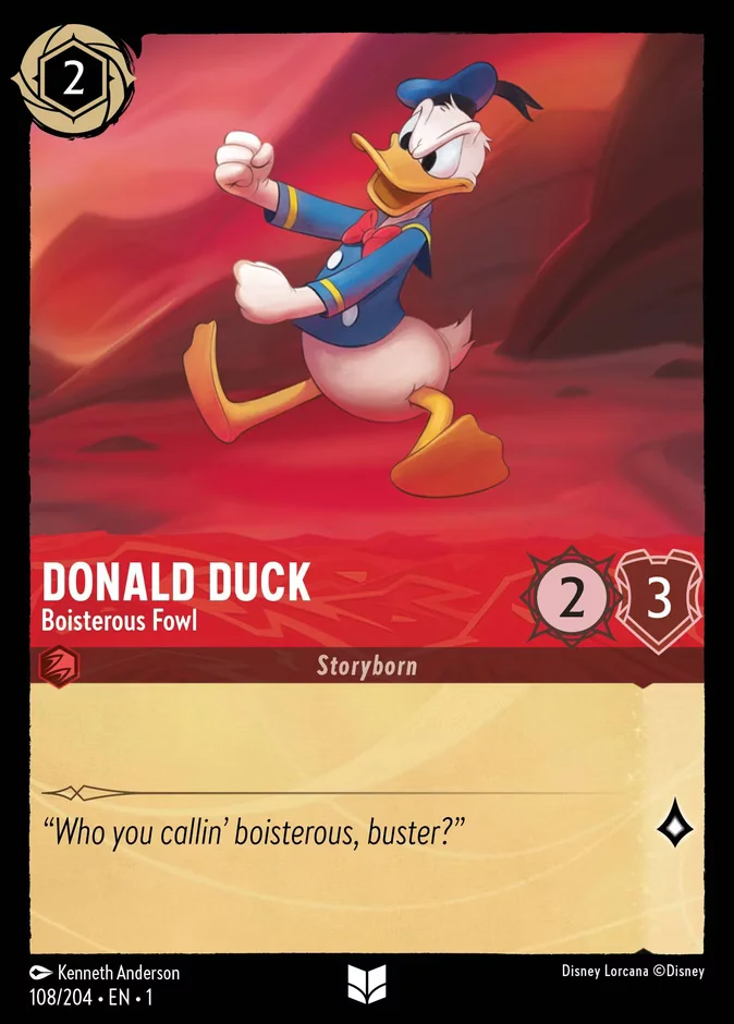Donald Duck - Boisterous Fowl 「1-108」「EN」
