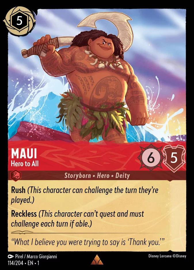 Maui - Hero to All 「1-114」「EN」
