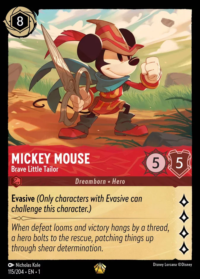 Mickey Mouse - Brave Little Tailor 「1-115」「EN」