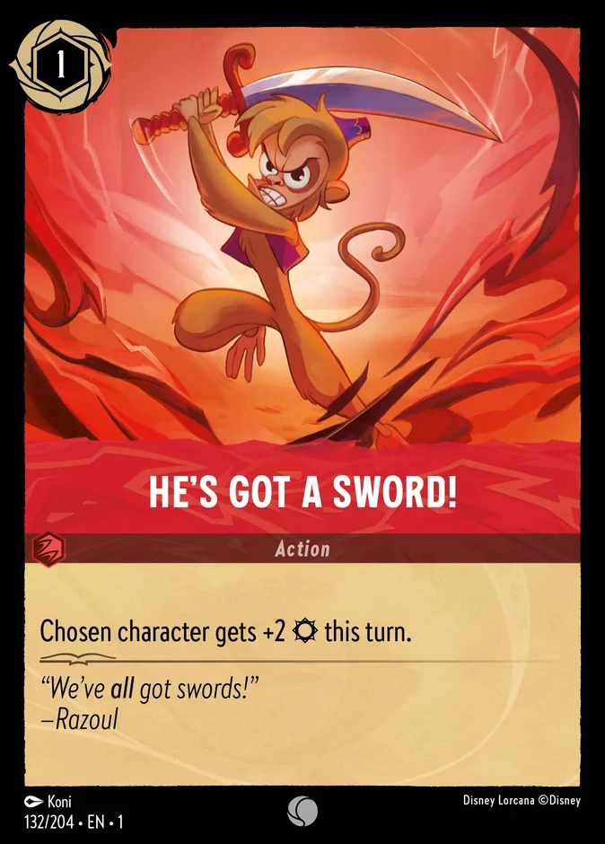 He's Got a Sword! 「1-132」「EN」