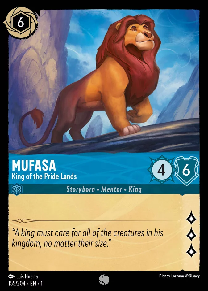 Mufasa - King of the Pride Lands 「1-155」「EN」