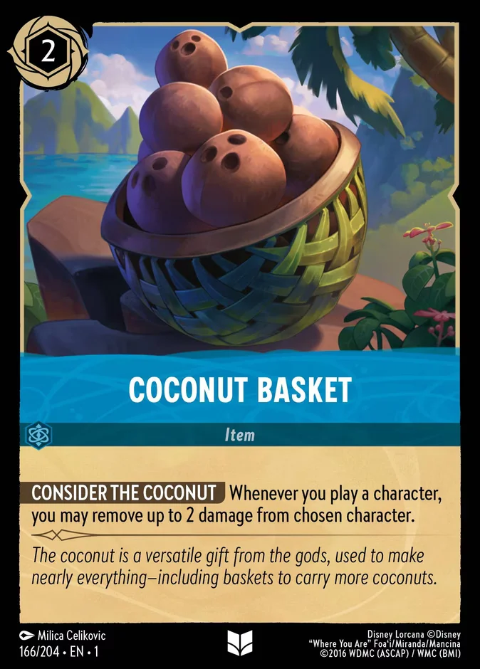 Coconut Basket 「1-166」「EN」