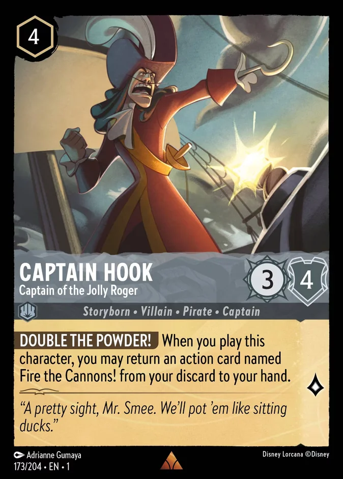 Captain Hook - Captain of the Jolly Roger 「1-173」「EN」