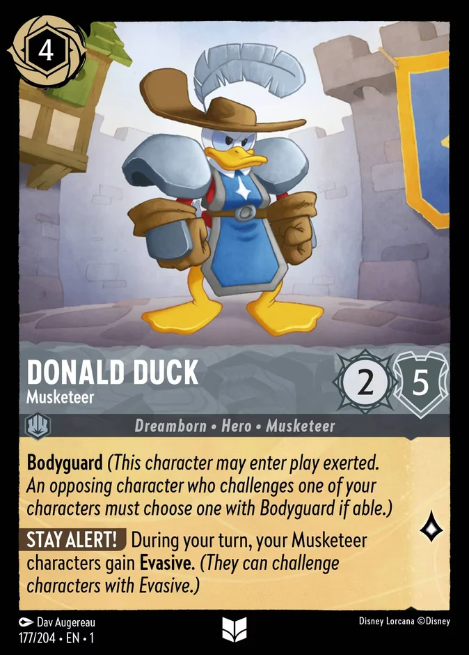 Donald Duck - Musketeer 「1-177」「EN」
