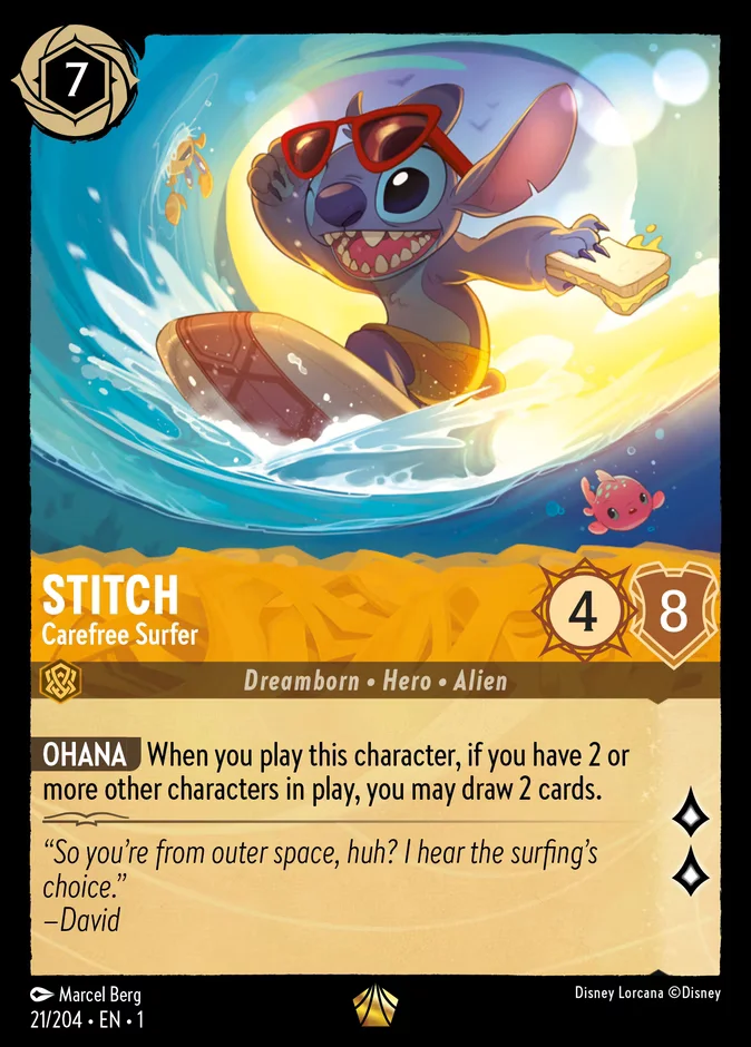 Stitch - Carefree Surfer 「1-21」「EN」