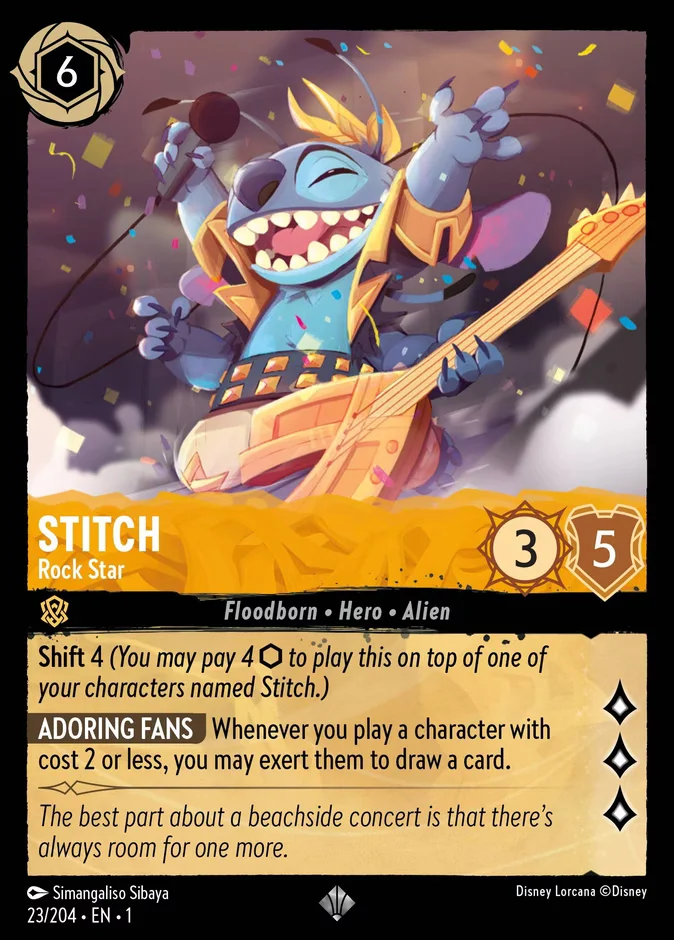 Stitch - Rock Star 「1-23」「EN」