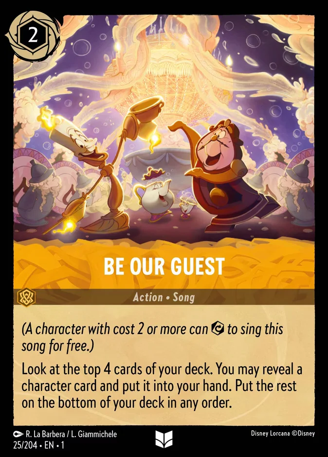 Be Our Guest 「1-25」「EN」