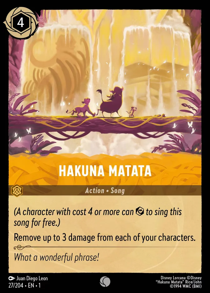 Hakuna Matata 「1-27」「EN」