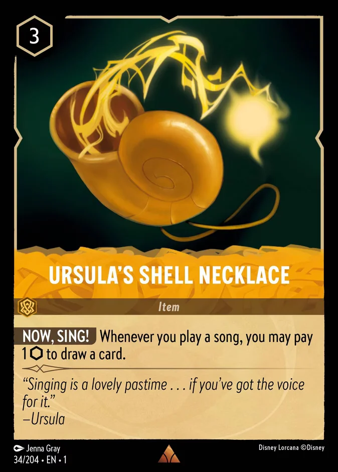 Ursula's Shell Necklace 「1-34」「EN」