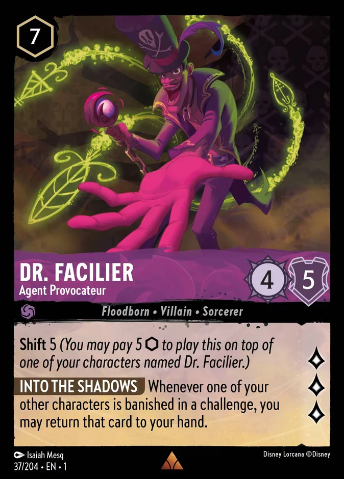 Dr. Facilier - Agent Provocateur 「1-37」「EN」