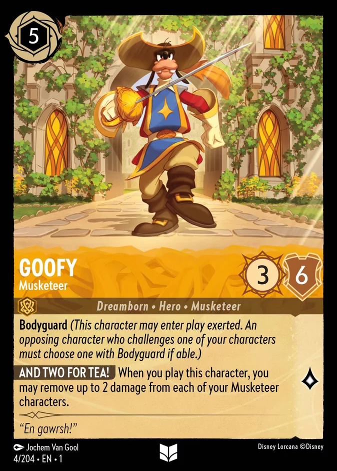 Goofy - Musketeer 「1-4」「EN」