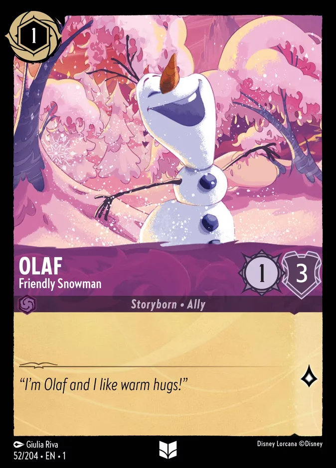 Olaf - Friendly Snowman 「1-52」「EN」