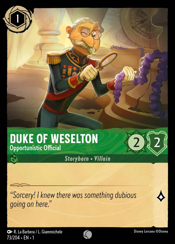 Duke of Weselton - Opportunistic Official 「1-73」「EN」