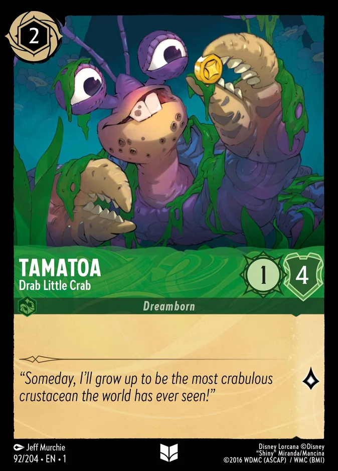 Tamatoa - Drab Little Crab 「1-92」「EN」