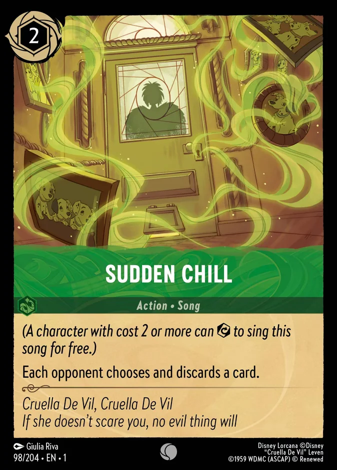 Sudden Chill 「1-98」「EN」
